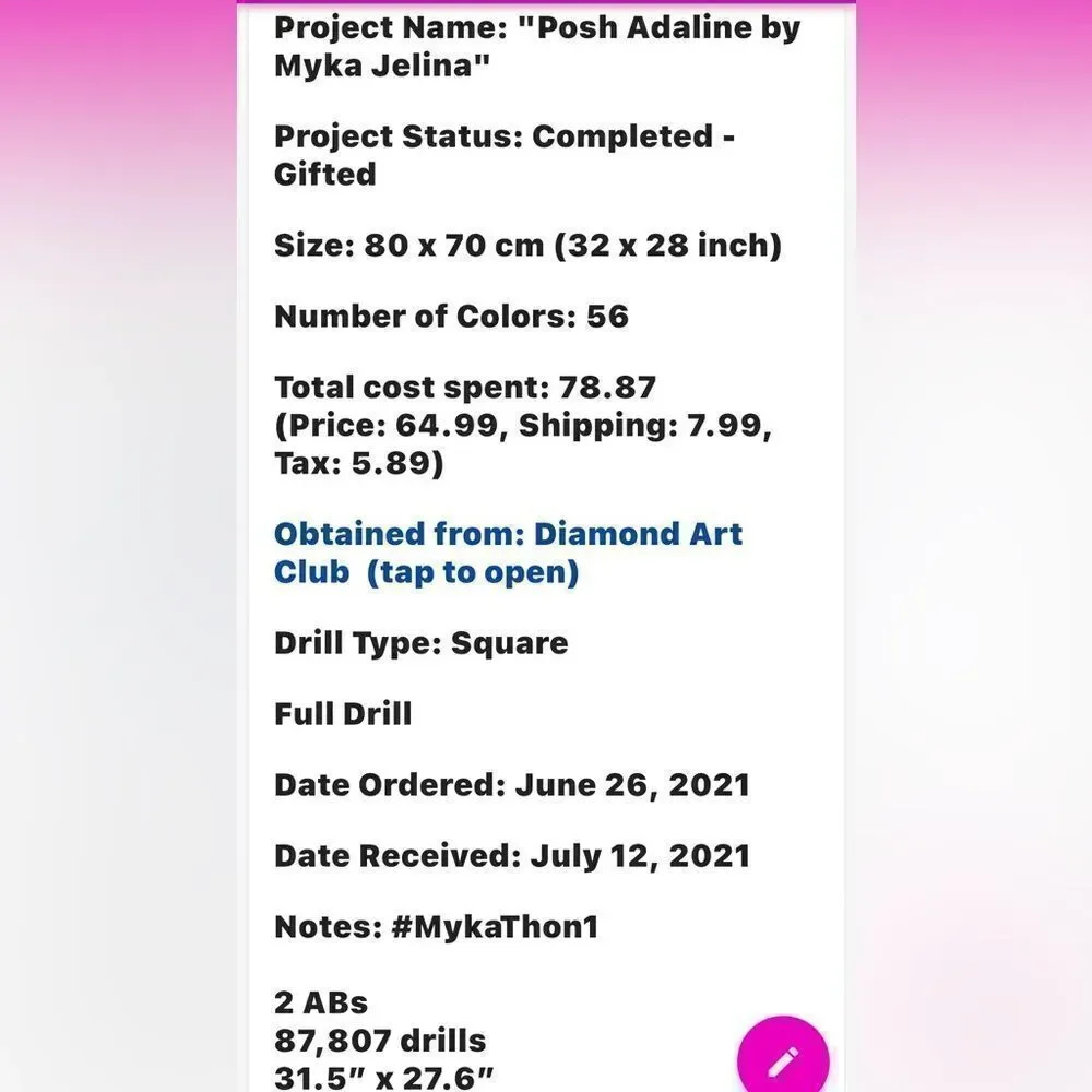 Adaline by Myka Jelina and Diamond Art Club